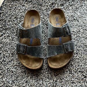 Birkenstock Arizona Soft Footbed Oiled Leather Sandals